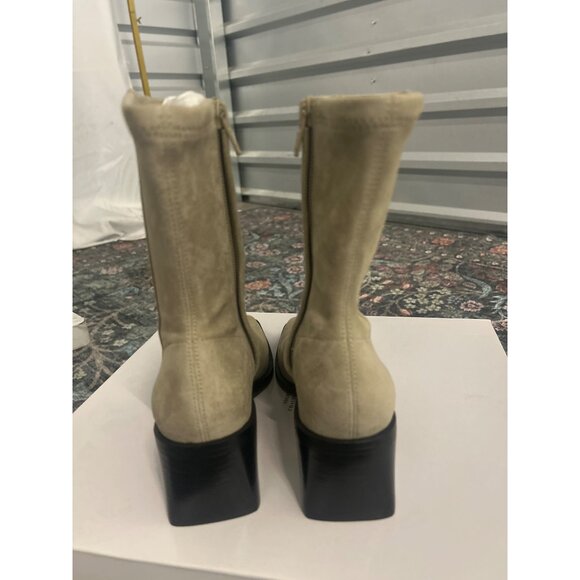 & OTHER STORIES Paulina Square Toe Boot Beige Womens Size US 4 - Picture 7 of 10